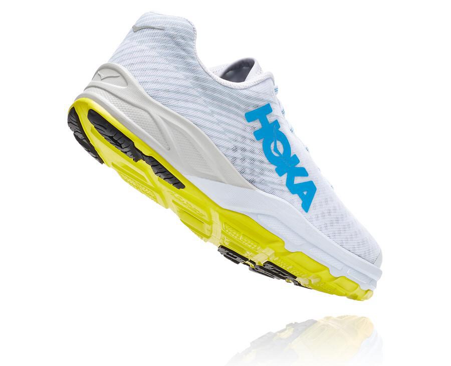 Hoka Australia One One EVO Carbon Rocket - Mens Running Shoes White - PDRCN-5083